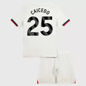 Dres Chelsea Moisés Caicedo 25 Dječji Gostujući 2025/26 Dres Chelsea Moisés Caicedo 25 Dječji Gostujući 2025/26