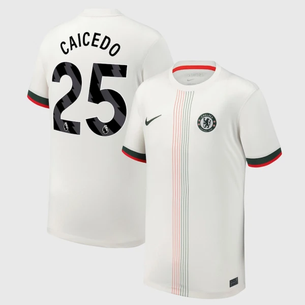 Dres Chelsea Moisés Caicedo 25 Gostujući 2025/26