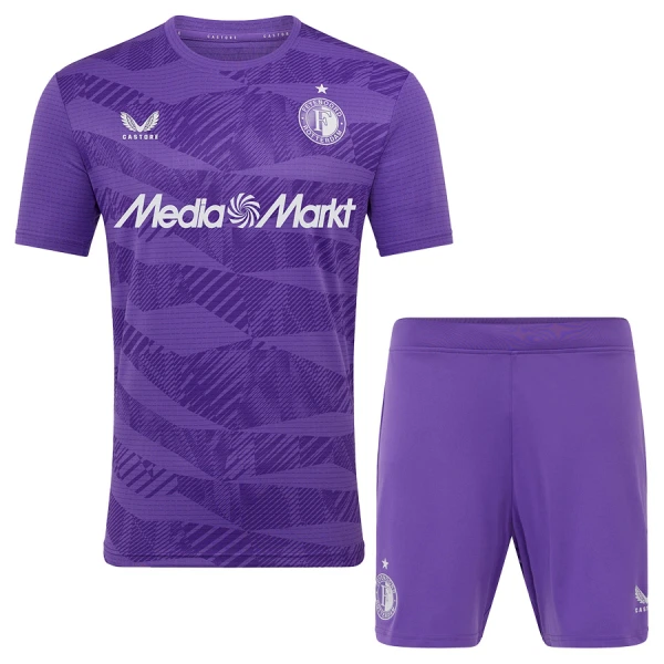 Dres Feyenoord Rotterdam Golmanski Dječji 2025/26 Ljubičica