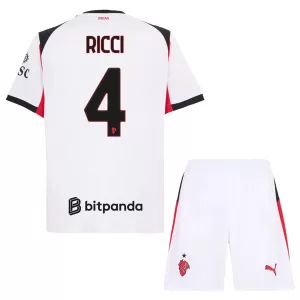 Dres AC Milan Ricci 4 Dječji Gostujući 2025/26 Dres AC Milan Ricci 4 Dječji Gostujući 2025/26