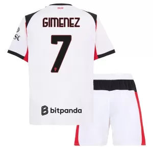 Dres AC Milan Santiago Gimenez 7 Dječji Gostujući 2025/26