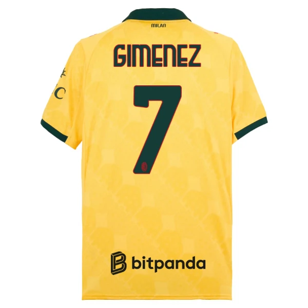Dres AC Milan Santiago Gimenez 7 Treći 2025/26