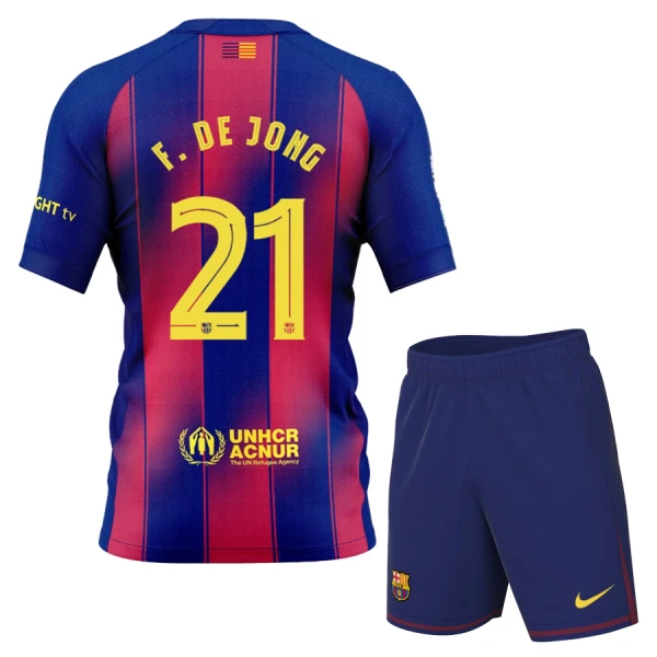 Dres FC Barcelona Frenkie de Jong 21 Dječji Domaći 2025/26