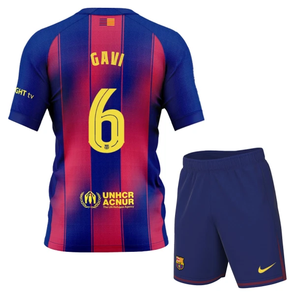 Dres FC Barcelona Gavi 6 Dječji Domaći 2025/26 Dres FC Barcelona Gavi 6 Dječji Domaći 2025/26