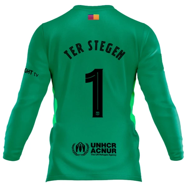 Dres FC Barcelona Marc-André ter Stegen 1 Golmanski 2025/26 Dugi Rukav Dres FC Barcelona Marc-André ter Stegen 1 Golmanski 2025/26 Dugi Rukav
