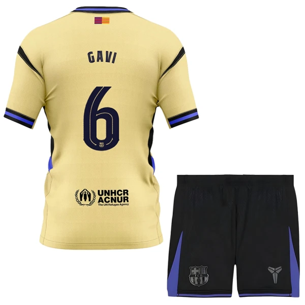 Dres FC Barcelona x Kobe Bryant Gavi 6 Dječji Gostujući 2025/26 Dres FC Barcelona x Kobe Bryant Gavi 6 Dječji Gostujući 2025/26