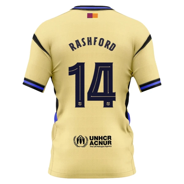 Dres FC Barcelona x Kobe Bryant Marcus Rashford 14 Dječji Gostujući 2025/26