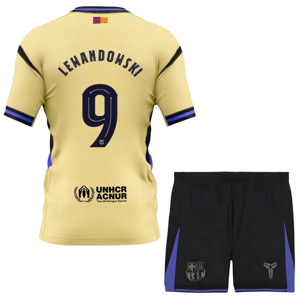 Dres FC Barcelona x Kobe Bryant Robert Lewandowski 9 Dječji Gostujući 2025/26