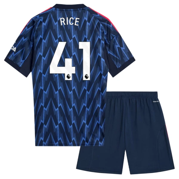 Dres Arsenal Declan Rice 41 Dječji Gostujući 2025/26 Dres Arsenal Declan Rice 41 Dječji Gostujući 2025/26