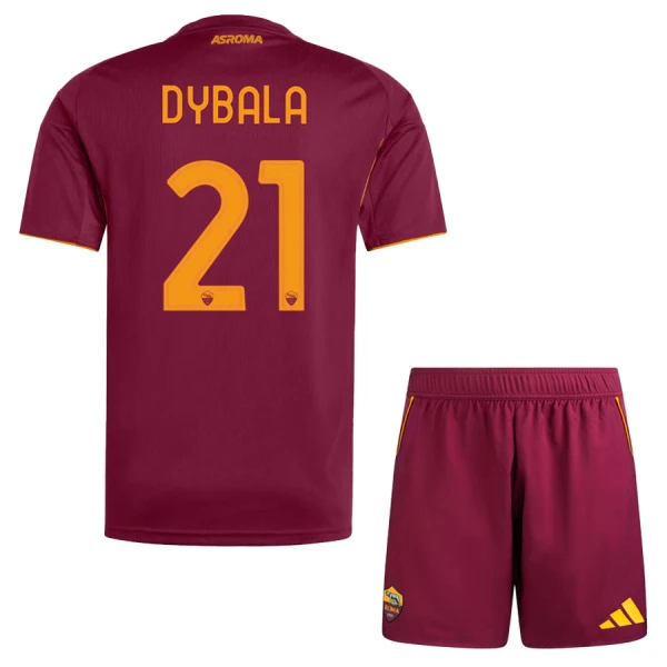 Dres AS Roma Paulo Dybala 21 Dječji Domaći 2025/26 Dres AS Roma Paulo Dybala 21 Dječji Domaći 2025/26