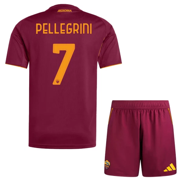 Dres AS Roma Pellegrini 7 Dječji Domaći 2025/26 Dres AS Roma Pellegrini 7 Dječji Domaći 2025/26