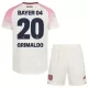 Dres Bayer 04 Leverkusen Alejandro Grimaldo 20 Dječji Gostujući 2025/26 Dres Bayer 04 Leverkusen Alejandro Grimaldo 20 Dječji Gostujući 2025/26