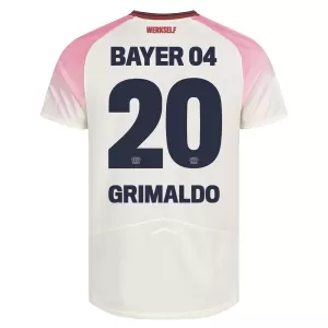 Dres Bayer 04 Leverkusen Alejandro Grimaldo 20 Gostujući 2025/26 Dres Bayer 04 Leverkusen Alejandro Grimaldo 20 Gostujući 2025/26