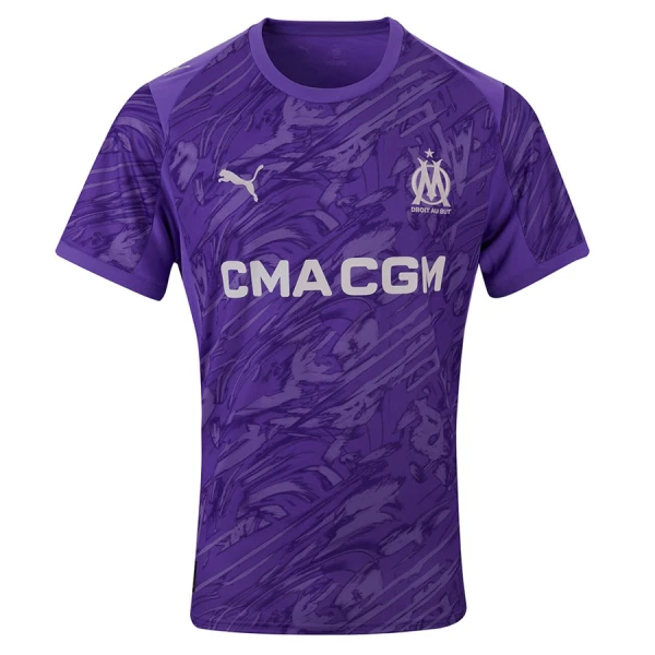 Dres Olympique Marseille Golmanski Dječji 2025/26 Ljubičica