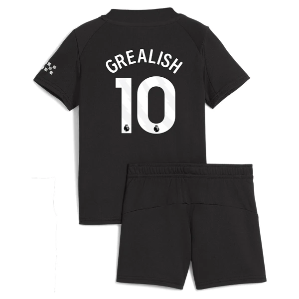 Dres Manchester City Jack Grealish 10 Dječji Gostujući 2025/26 Dres Manchester City Jack Grealish 10 Dječji Gostujući 2025/26