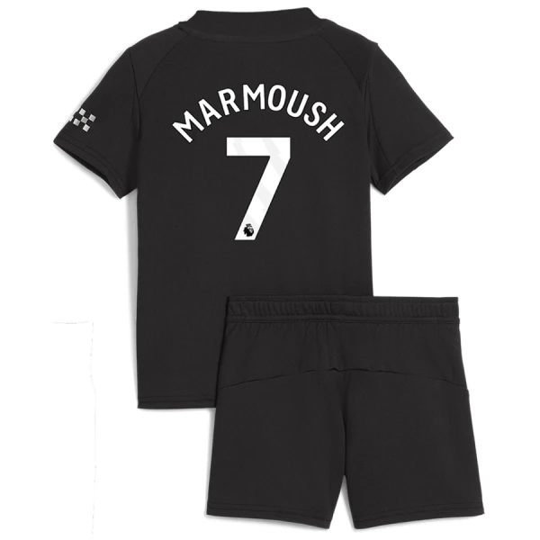 Dres Manchester City Marmoush 7 Dječji Gostujući 2025/26 Dres Manchester City Marmoush 7 Dječji Gostujući 2025/26