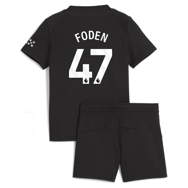 Dres Manchester City Phil Foden 47 Dječji Gostujući 2025/26 Dres Manchester City Phil Foden 47 Dječji Gostujući 2025/26