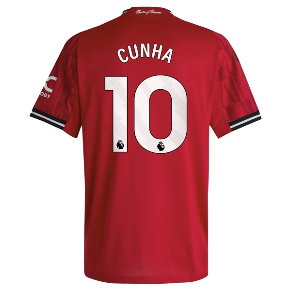Dres Manchester United Cunha 10 Dječji Domaći 2025/26