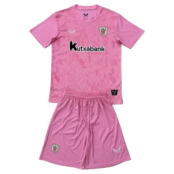 Dres Athletic Bilbao Golmanski Dječji 2025/26 Ružičasta