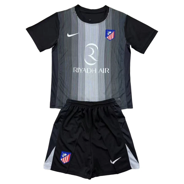 Dres Atlético Madrid Golmanski Dječji 2025/26 Crno Dres Atlético Madrid Golmanski Dječji 2025/26 Crno
