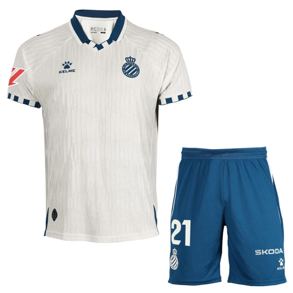 Dres RCD Espanyol Dječji Gostujući 2025/26 Dres RCD Espanyol Dječji Gostujući 2025/26