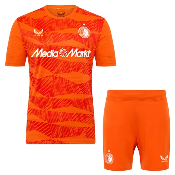 Dres Feyenoord Rotterdam Golmanski Dječji 2025/26 Naranča