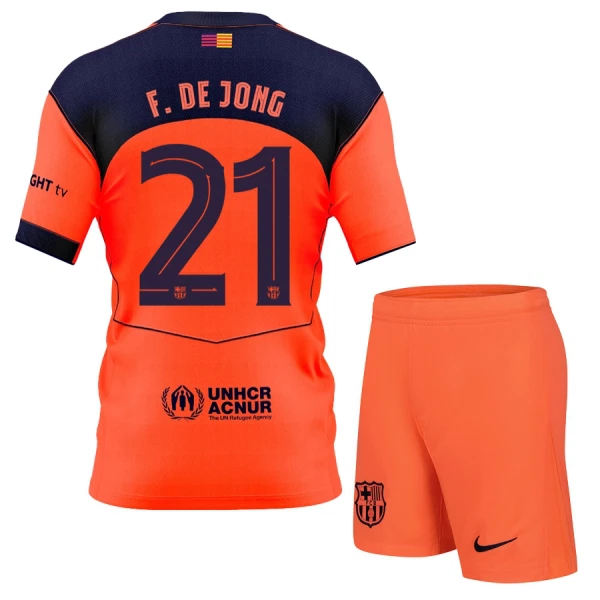 Dres FC Barcelona Frenkie de Jong 21 Dječji Treći 2025/26 Dres FC Barcelona Frenkie de Jong 21 Dječji Treći 2025/26