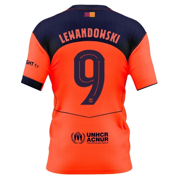 Dres FC Barcelona Robert Lewandowski 9 Treći 2025/26