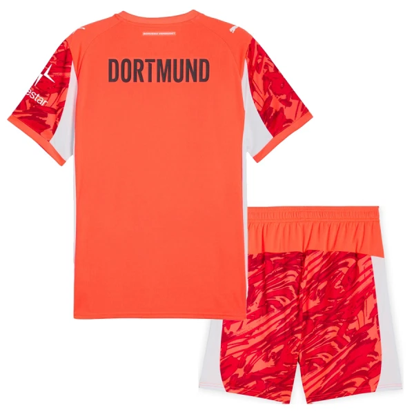 Dres Borussia Dortmund Golmanski Dječji 2025/26 Crvena