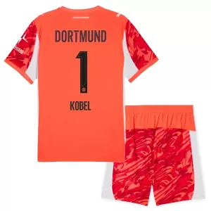 Dres Borussia Dortmund Kobel 1 Golmanski Dječji 2025/26 Crvena Dres Borussia Dortmund Kobel 1 Golmanski Dječji 2025/26 Crvena