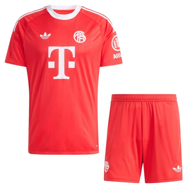 Dres FC Bayern Munich Golmanski Dječji 2025/26 Crvena Dres FC Bayern Munich Golmanski Dječji 2025/26 Crvena