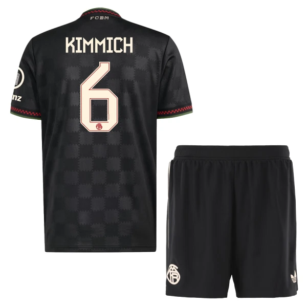 Dres FC Bayern Munich Joshua Kimmich 6 Dječji Treći 2025/26 Dres FC Bayern Munich Joshua Kimmich 6 Dječji Treći 2025/26