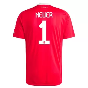Dres FC Bayern Munich Manuel Neuer 1 Golmanski 2025/26 Crvena Dres FC Bayern Munich Manuel Neuer 1 Golmanski 2025/26 Crvena