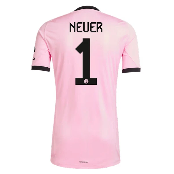 Dres FC Bayern Munich Manuel Neuer 1 Golmanski 2025/26 Ružičasta Dres FC Bayern Munich Manuel Neuer 1 Golmanski 2025/26 Ružičasta