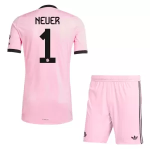 Dres FC Bayern Munich Manuel Neuer 1 Golmanski Dječji 2025/26 Ružičasta Dres FC Bayern Munich Manuel Neuer 1 Golmanski Dječji 2025/26 Ružičasta