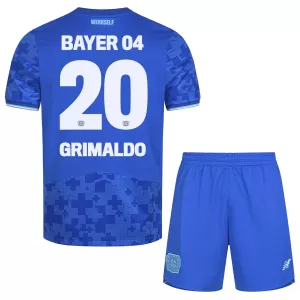 Dres Bayer 04 Leverkusen Alejandro Grimaldo 20 Dječji Treći 2025/26 Dres Bayer 04 Leverkusen Alejandro Grimaldo 20 Dječji Treći 2025/26