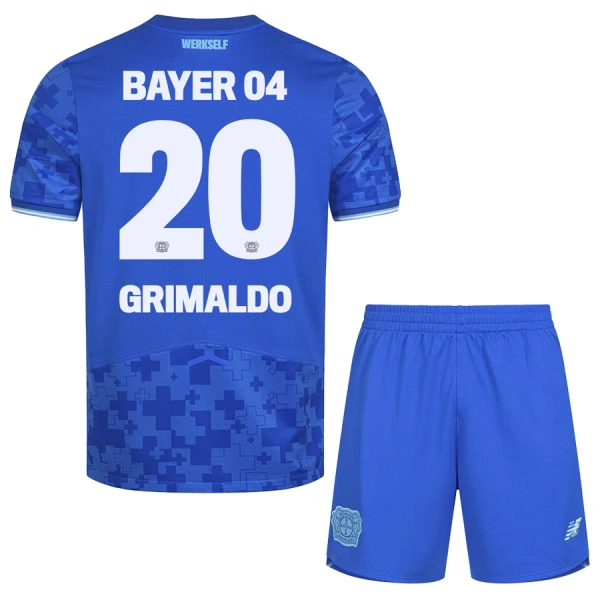 Dres Bayer 04 Leverkusen Alejandro Grimaldo 20 Dječji Treći 2025/26 Dres Bayer 04 Leverkusen Alejandro Grimaldo 20 Dječji Treći 2025/26