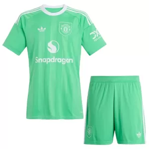Dres Manchester United Golmanski Dječji 2025/26 Zelena Dres Manchester United Golmanski Dječji 2025/26 Zelena