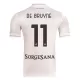 Dres SSC Napoli Kevin De Bruyne 11 Gostujući 2025/26 Dres SSC Napoli Kevin De Bruyne 11 Gostujući 2025/26