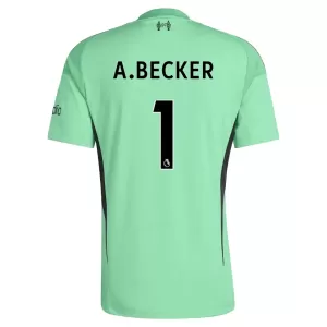 Dres Liverpool Alisson Becker 1 Golmanski 2025/26 Zelena Dres Liverpool Alisson Becker 1 Golmanski 2025/26 Zelena