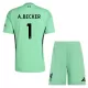 Dres Liverpool Alisson Becker 1 Golmanski Dječji 2025/26 Zelena Dres Liverpool Alisson Becker 1 Golmanski Dječji 2025/26 Zelena