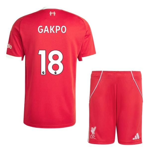 Dres Liverpool Cody Gakpo 18 Dječji Domaći 2025/26 Dres Liverpool Cody Gakpo 18 Dječji Domaći 2025/26