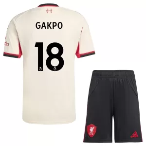 Dres Liverpool Cody Gakpo 18 Dječji Gostujući 2025/26