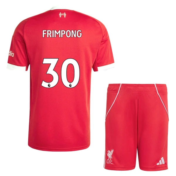 Dres Liverpool Jeremie Frimpong 30 Dječji Domaći 2025/26 Dres Liverpool Jeremie Frimpong 30 Dječji Domaći 2025/26