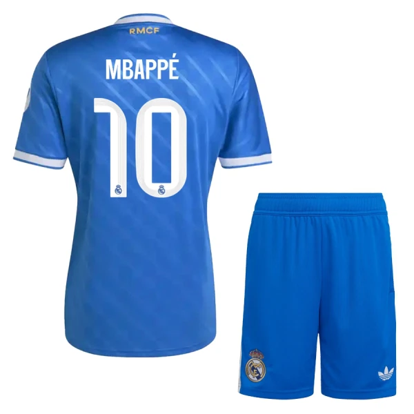 Dres Real Madrid Kylian Mbappé 10 Dječji Treći 2025/26