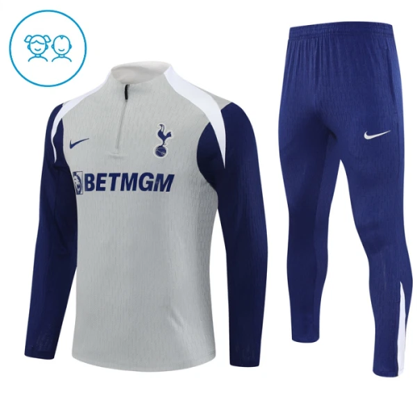 Tottenham Hotspur Komplet Trenirke za Treniranje Dječji 2025/26 Sivo