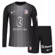 Dres Atlético Madrid Golmanski Dječji 2025/26 Dugi Rukav Crno Dres Atlético Madrid Golmanski Dječji 2025/26 Dugi Rukav Crno
