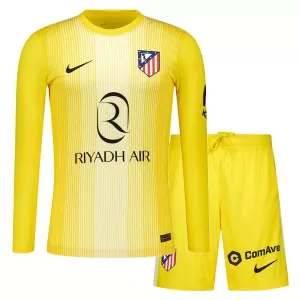 Dres Atlético Madrid Golmanski Dječji 2025/26 Dugi Rukav Žuti