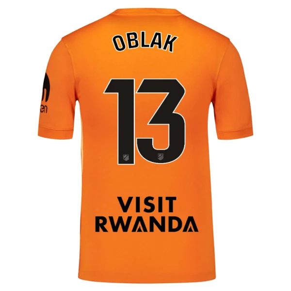 Dres Atlético Madrid Jan Oblak 13 Golmanski Dječji 2025/26 Naranča