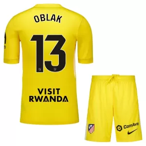 Dres Atlético Madrid Jan Oblak 13 Golmanski Dječji 2025/26 Žuti Dres Atlético Madrid Jan Oblak 13 Golmanski Dječji 2025/26 Žuti